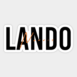 Lando Norris Design Sticker